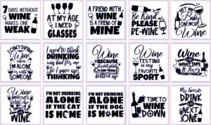 WINE QUOTE BOARDS 150x150mm